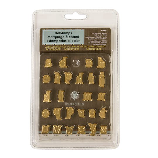 slide 1 of 5, Walnut Hollow Hot Stamps Lowercase Alphabet Set, 1 ct