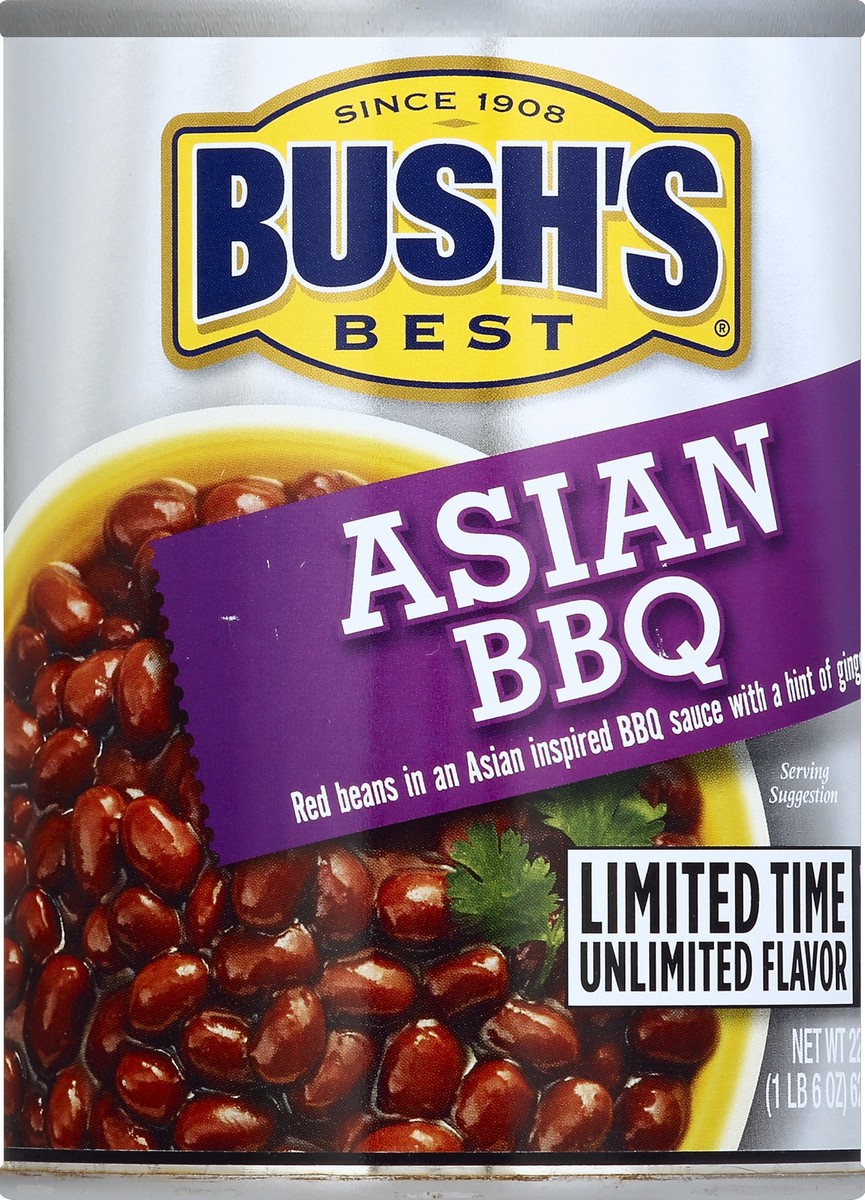 slide 2 of 2, Bush's Best Asian BBQ Beans, 22 oz