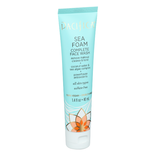 slide 1 of 1, Pacifica Sea Foam Complete Face Wash, 1.4 oz