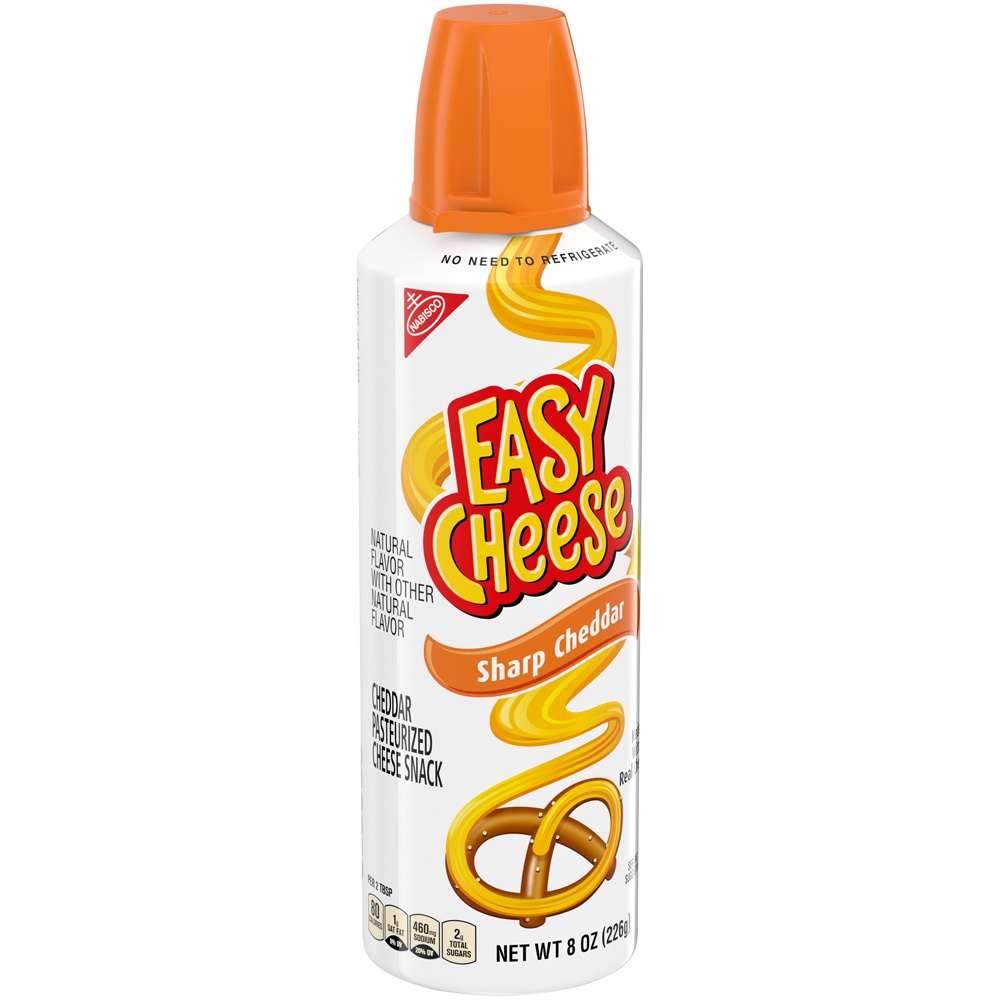 Easy Cheese Cheddar Cheese Snack - 8oz