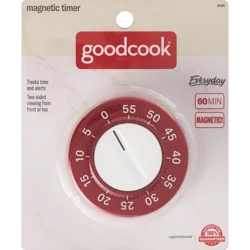 Good Cook Long Ring 60-Minute Magnetic Timer - Red/White