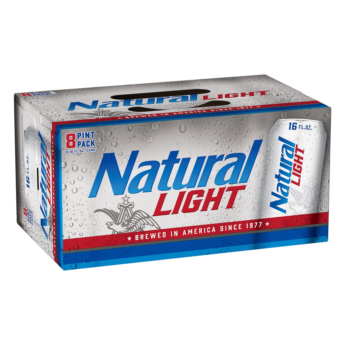 slide 4 of 8, Natural Light Beer 8 ea, 8 ct; 16 fl oz