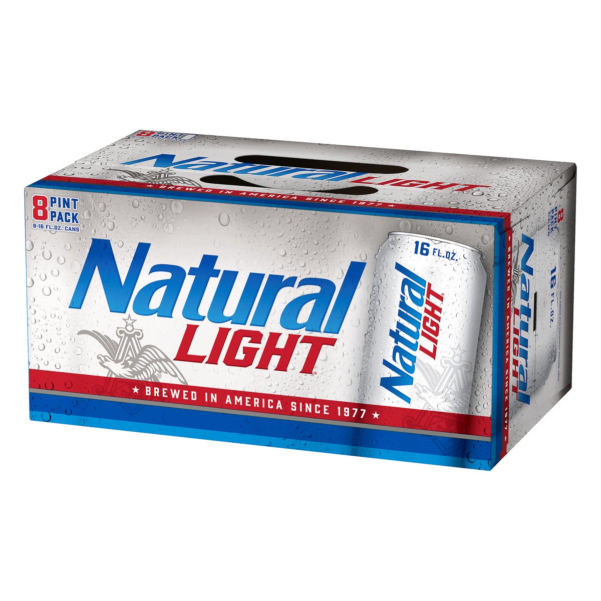 slide 2 of 8, Natural Light Beer 8 ea, 8 ct; 16 fl oz