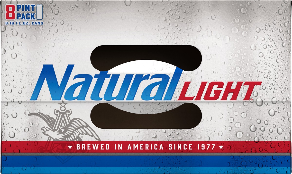 slide 6 of 8, Natural Light Beer 8 ea, 8 ct; 16 fl oz