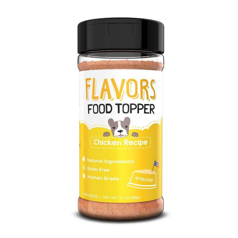 slide 1 of 2, FLAVORS Food Topper - Chicken Recipe, 3.1 oz