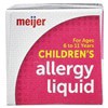 slide 14 of 29, Meijer Dye-Free Childrens Allergy Liquid, Bubble Gum Flavor, 4 oz