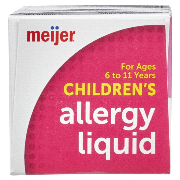 slide 16 of 29, Meijer Dye-Free Childrens Allergy Liquid, Bubble Gum Flavor, 4 oz