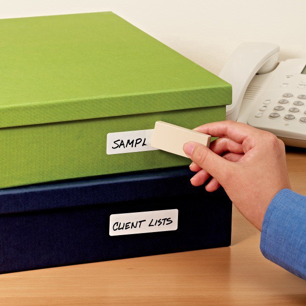 slide 4 of 5, Avery Permanent Erasable Multipurpose Labels, 5429, White, 80 ct; 7/8 in x 2 7/8 in