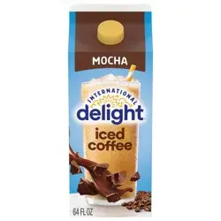 International Delight Iced Coffee, Mocha, Ready to Pour Coffee Drinks Made with Real Milk and Cream, 64 FL OZ Carton