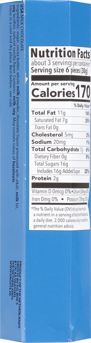 slide 8 of 13, Droste Milk Chocolate Pastille - 3 oz, 3 oz