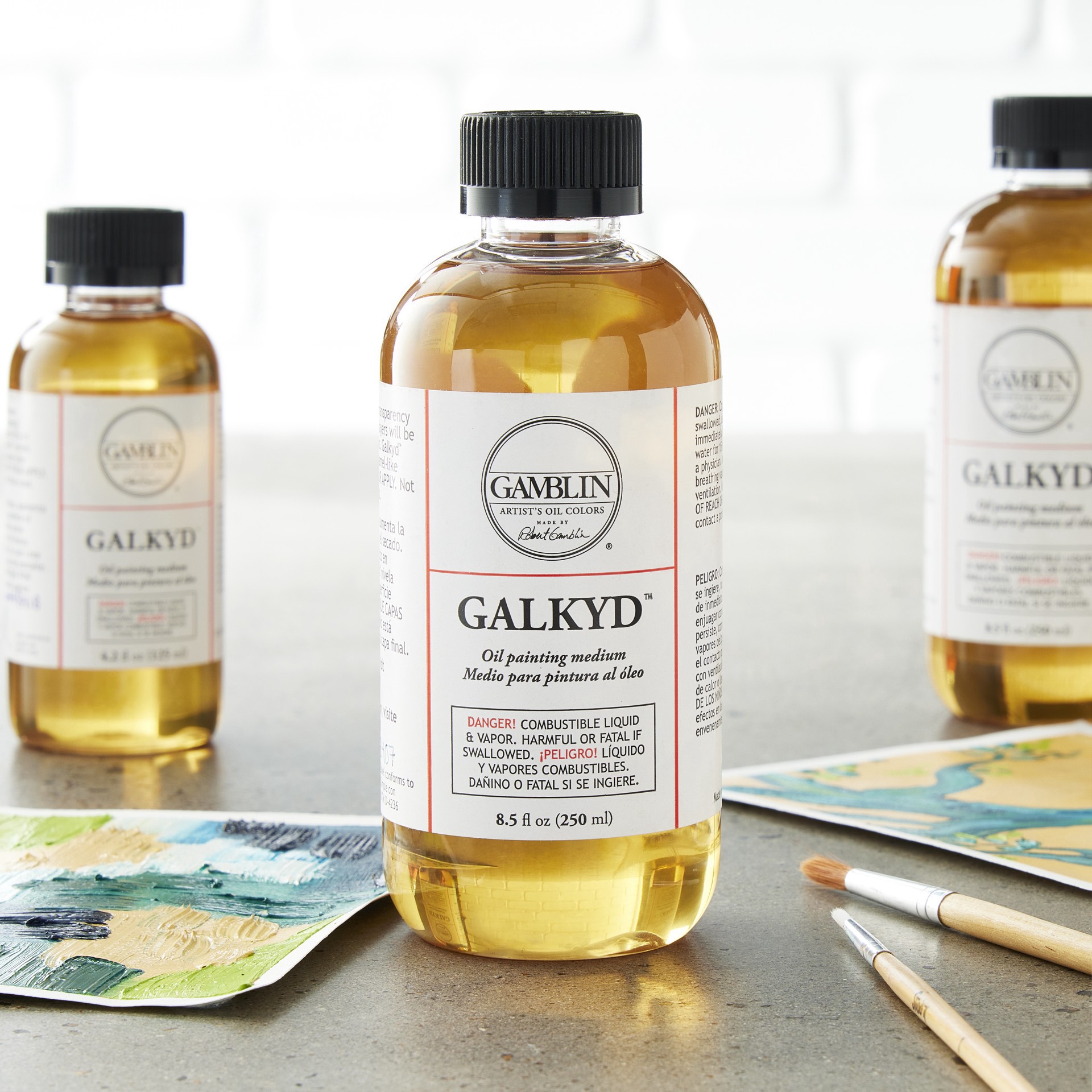 slide 2 of 2, Gamblin Galkyd, 8 fl oz