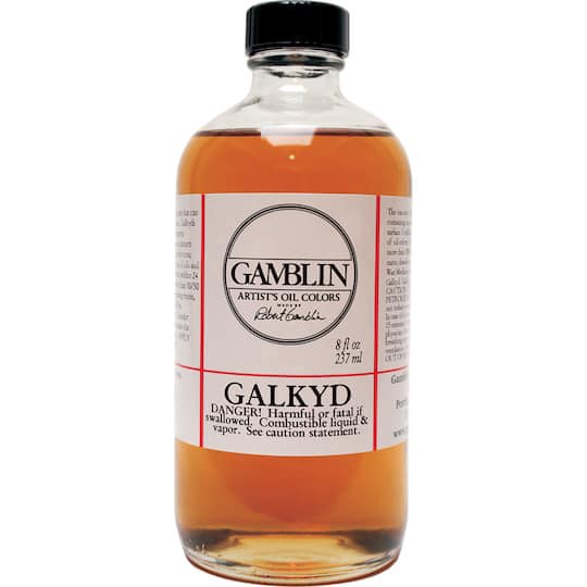 slide 1 of 2, Gamblin Galkyd, 8 fl oz