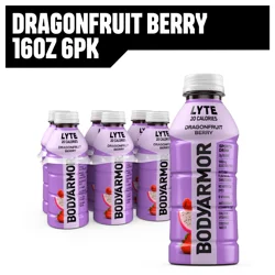 BODYARMOR Lyte Dragonfruit Berry Bottles, 16 fl oz, 6 Pack