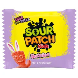 SOUR PATCH KIDS Bunnies Soft and Chewy Easter Candy, 18 Snack Packs