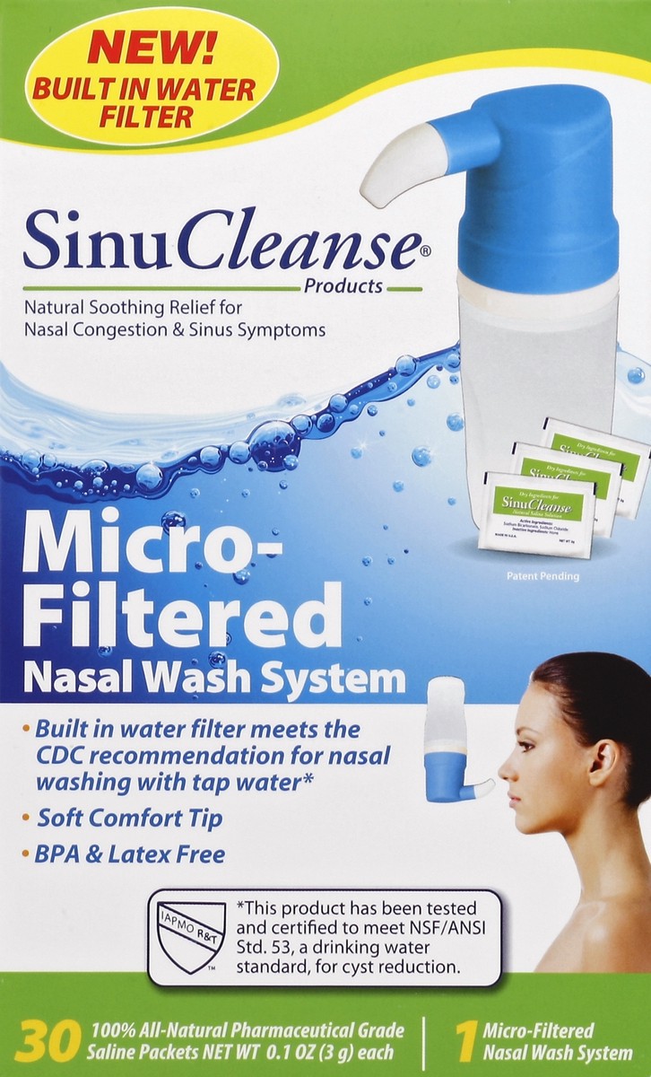 slide 5 of 6, SinuCleanse Soft Tip Micro-Filtered Nasal Wash System 1 ea Box, 1 ct