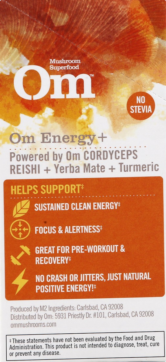 slide 12 of 13, Om Citrus Orange Energy+ 10 ea, 10 ct