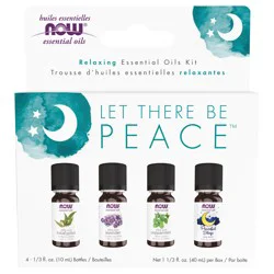 NOW Let There Be Peace & Quiet Essential Oils Kit
