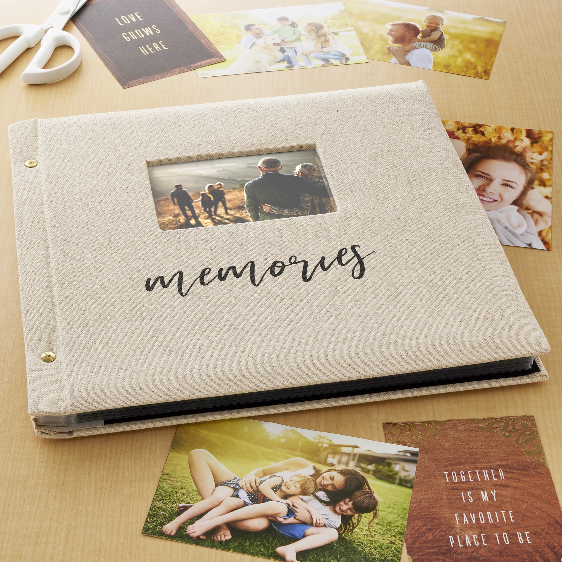 slide 2 of 3, Memories Scrapbook Album By Recollections, 12 in x 12 in