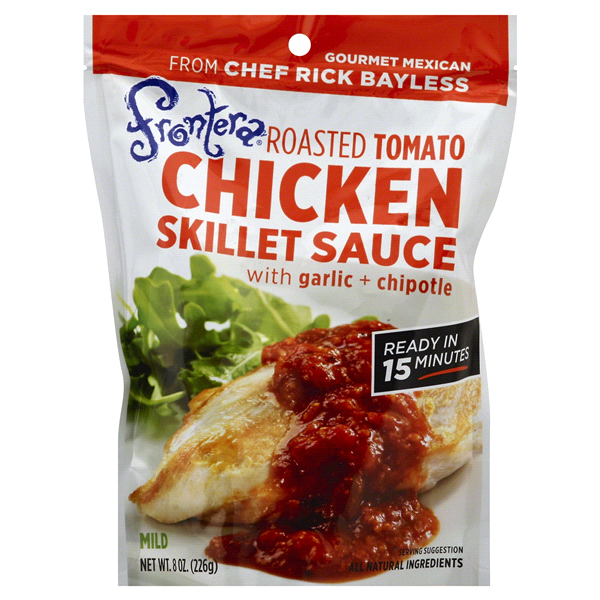 slide 1 of 1, Frontera Sauce Skillet Chicken Roasted Tomato Mild, 8 oz