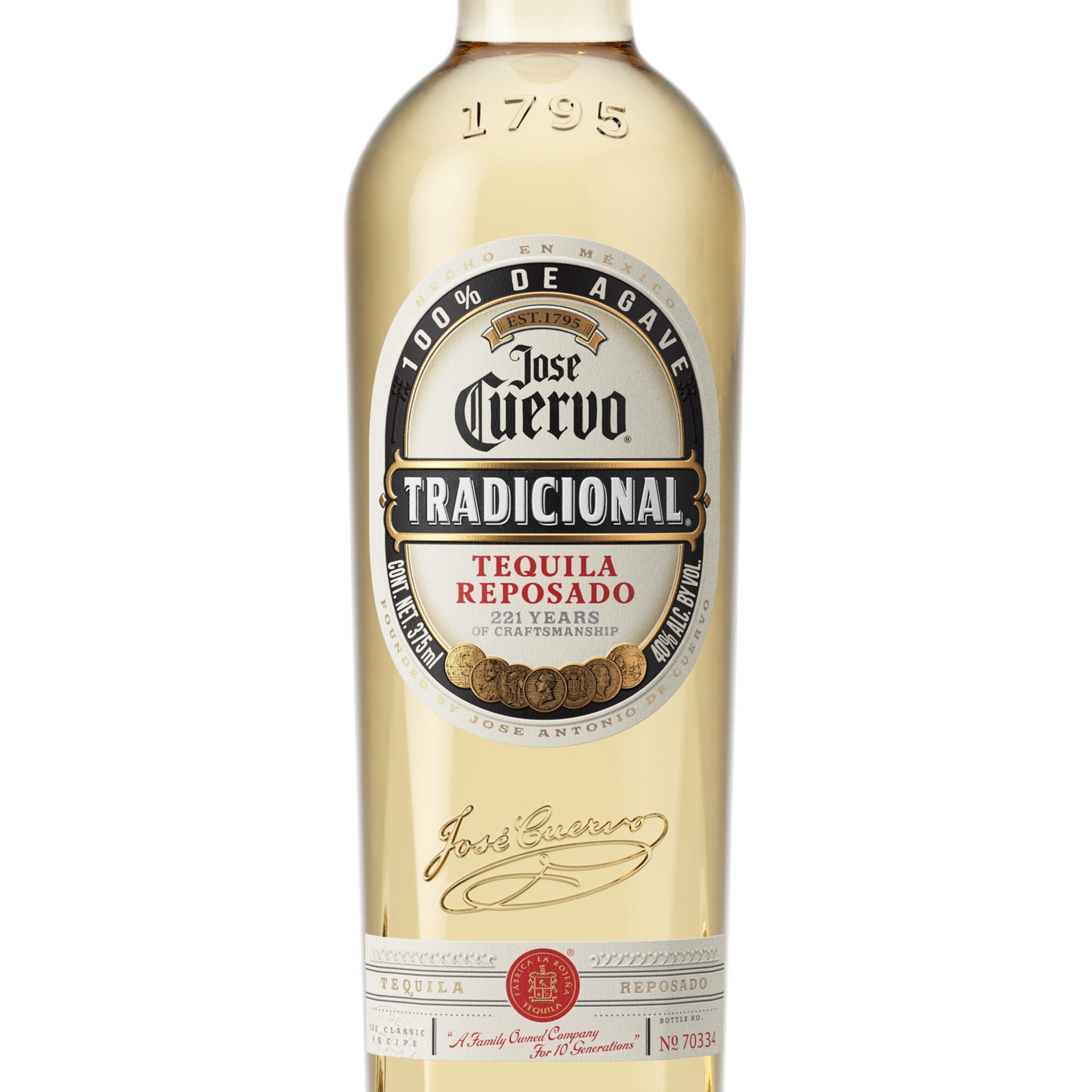 slide 3 of 5, Jose Cuervo Tradicional Reposado Tequila 80 Proof (375 ml), 375 ml