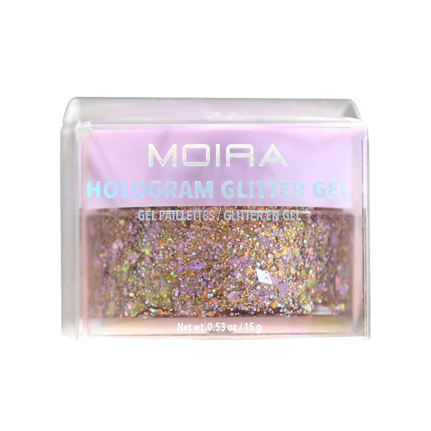 slide 1 of 1, Moira Hologram Glitter Gel - Pool Party, 1 ct
