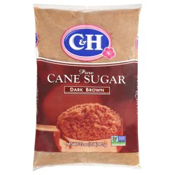 C&H Premium Pure Cane Dark Brown Sugar 2 lb