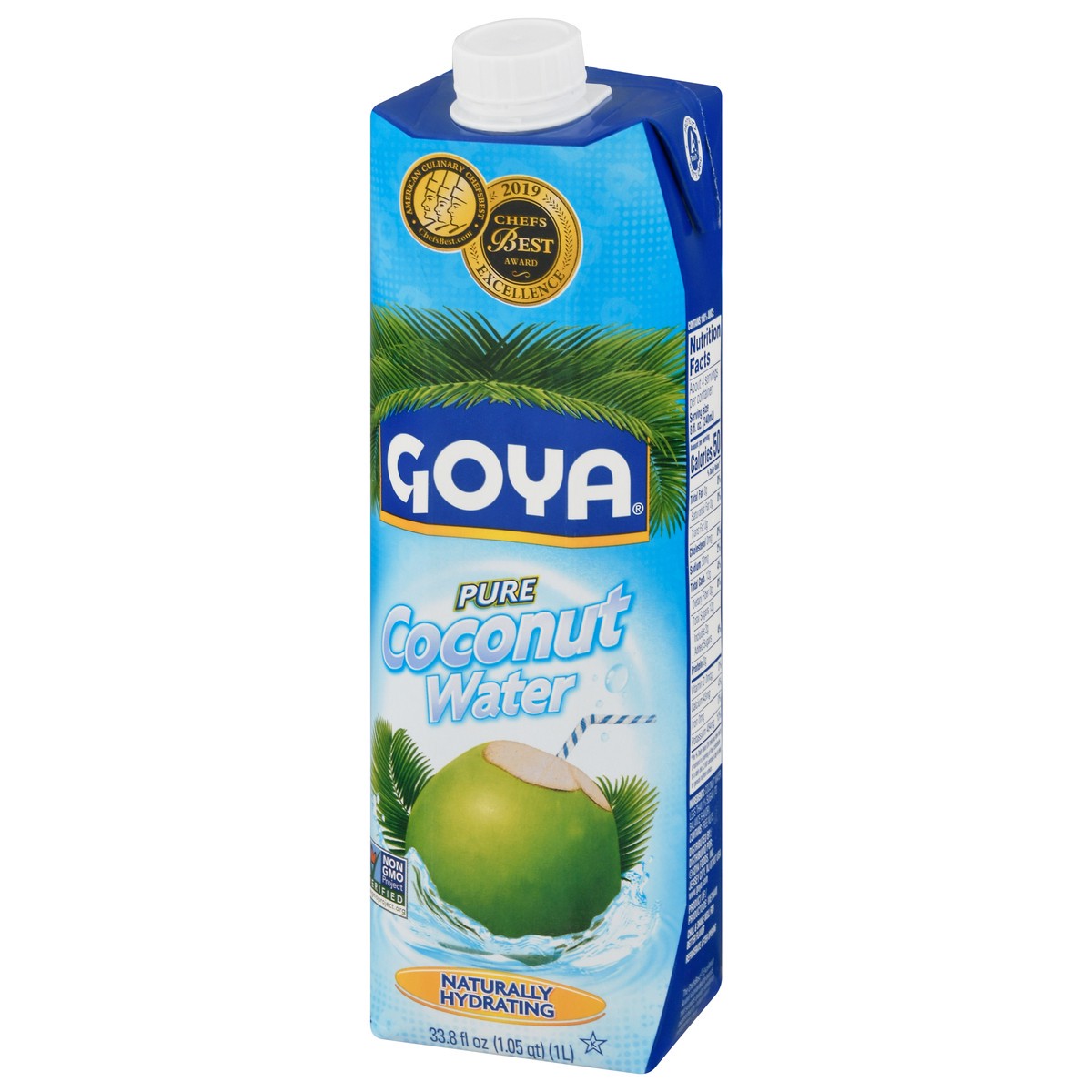 slide 6 of 9, Goya 100% Pure Coconut Water - 33.8 fl oz, 33.8 fl oz