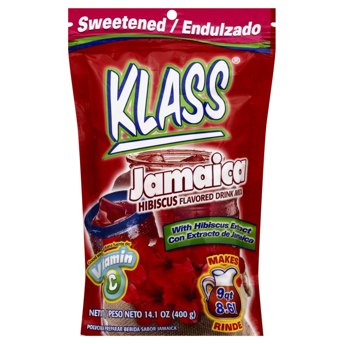 slide 1 of 5, Klass Jamaica Hibiscus Drink Mix - 14.1 oz, 14.1 oz