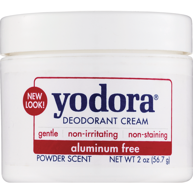 slide 1 of 1, Yodora Deodorant Cream Powder Scent (Jar), 2 oz