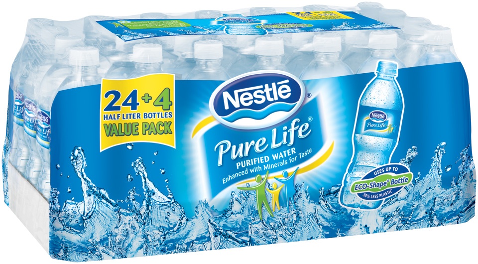 slide 1 of 1, Pure Life Nestlé Pure Life Water, 28 ct