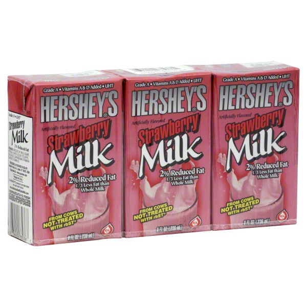 slide 1 of 1, Hershey's Strawberry Milk, 24 fl oz