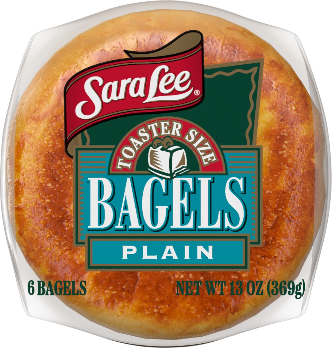 slide 2 of 9, Sara Lee Plain Toaster Bagel, 6 count, 20 oz, 6 ct