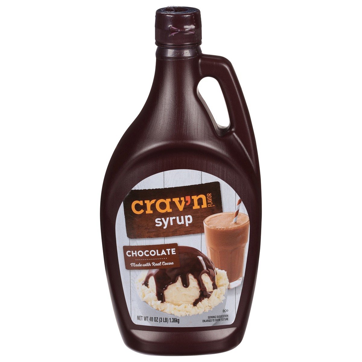 slide 4 of 4, Crav'n Flavor Chocolate Syrup 48 oz, 48 oz