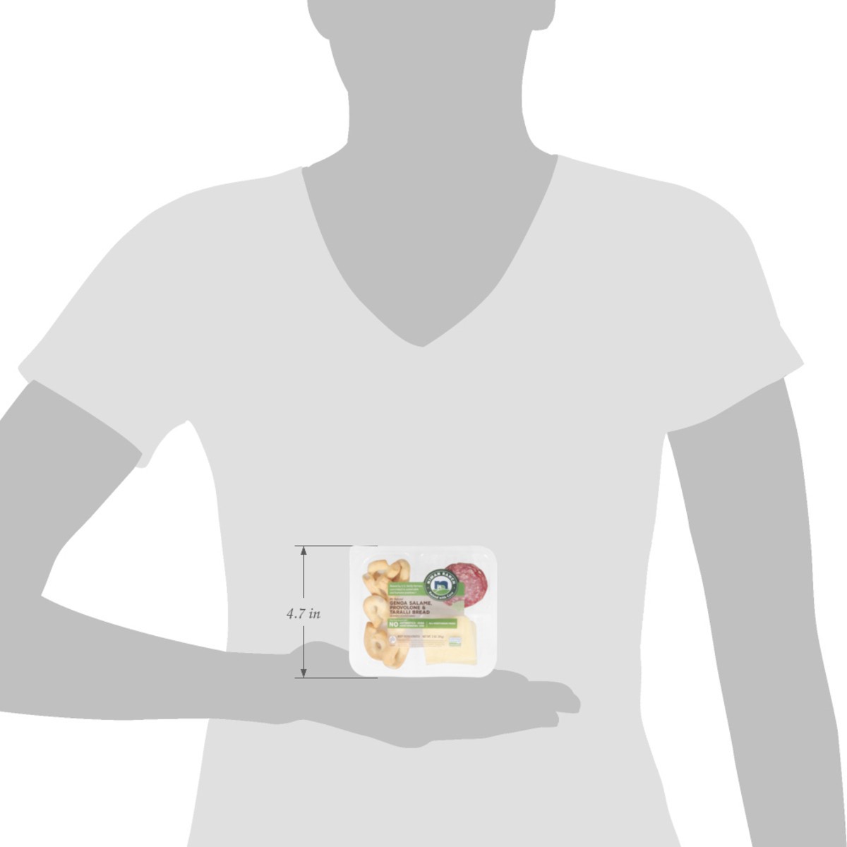 slide 10 of 14, Niman Ranch All Natural Genoa Salame Provolone & Taralli Bread 3 oz, 3 oz