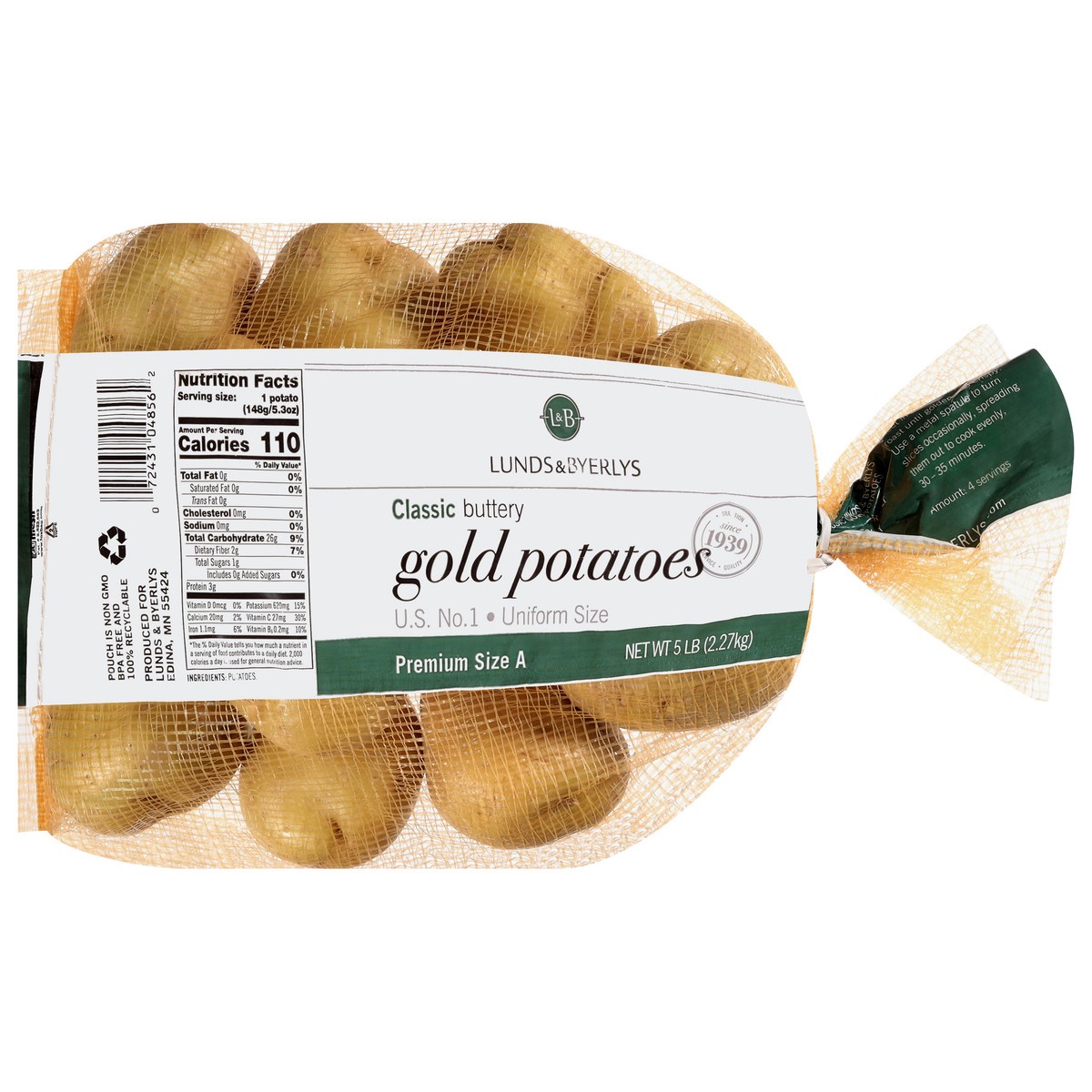 slide 1 of 10, Lunds & Byerlys Premium Classic Gold Potatoes Size A 5 lb, 5 lb