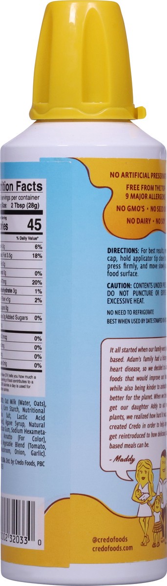 slide 3 of 14, Credo Oat Milk Cheddar Style Cheeze 8 oz, 8 oz