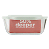 slide 10 of 29, Pyrex Baking Dish, Deep Glass, 3.1 Quart, with Lid, 1 ct