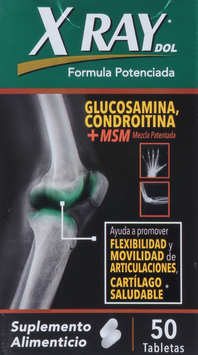 slide 9 of 13, X Ray Dol High Potency Formula 50 Tablets, 50 ct