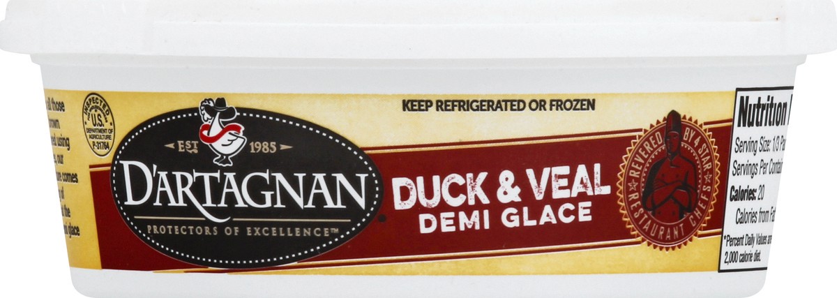 slide 6 of 9, D'Artagnan Duck & Veal Demi-Glace, 7 oz