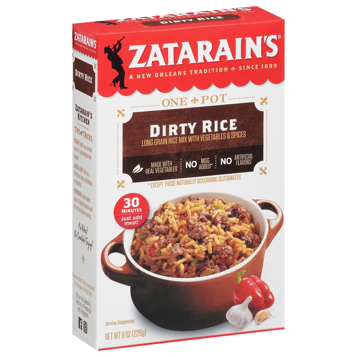 slide 8 of 9, Zatarain's Dirty Rice Mix, 8 oz