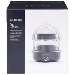 Our Goods Pebble Gray Egg Cooker 1 Each