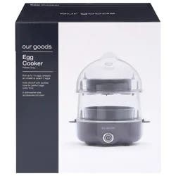 Our Goods Pebble Gray Egg Cooker 1 Each