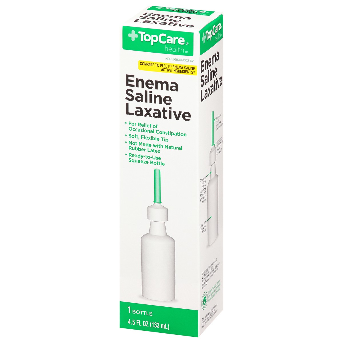 slide 3 of 9, TopCare Health Enema Saline Laxative 1 ea, 1 ct