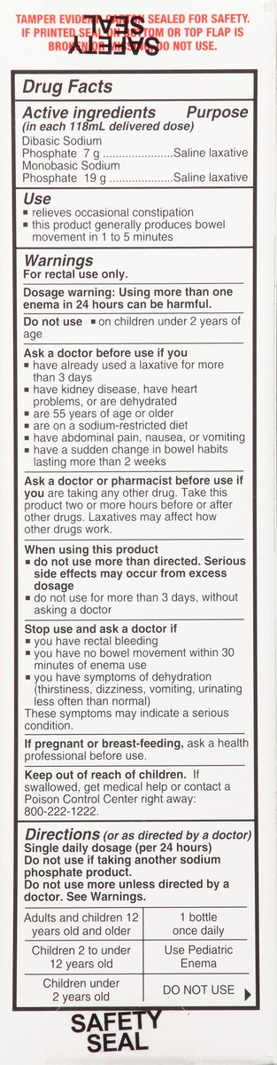 slide 5 of 9, TopCare Health Enema Saline Laxative 1 ea, 1 ct