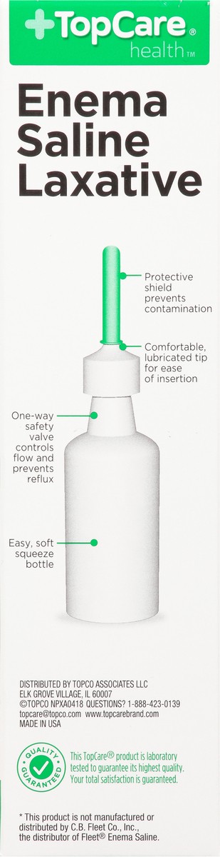 slide 8 of 9, TopCare Health Enema Saline Laxative 1 ea, 1 ct