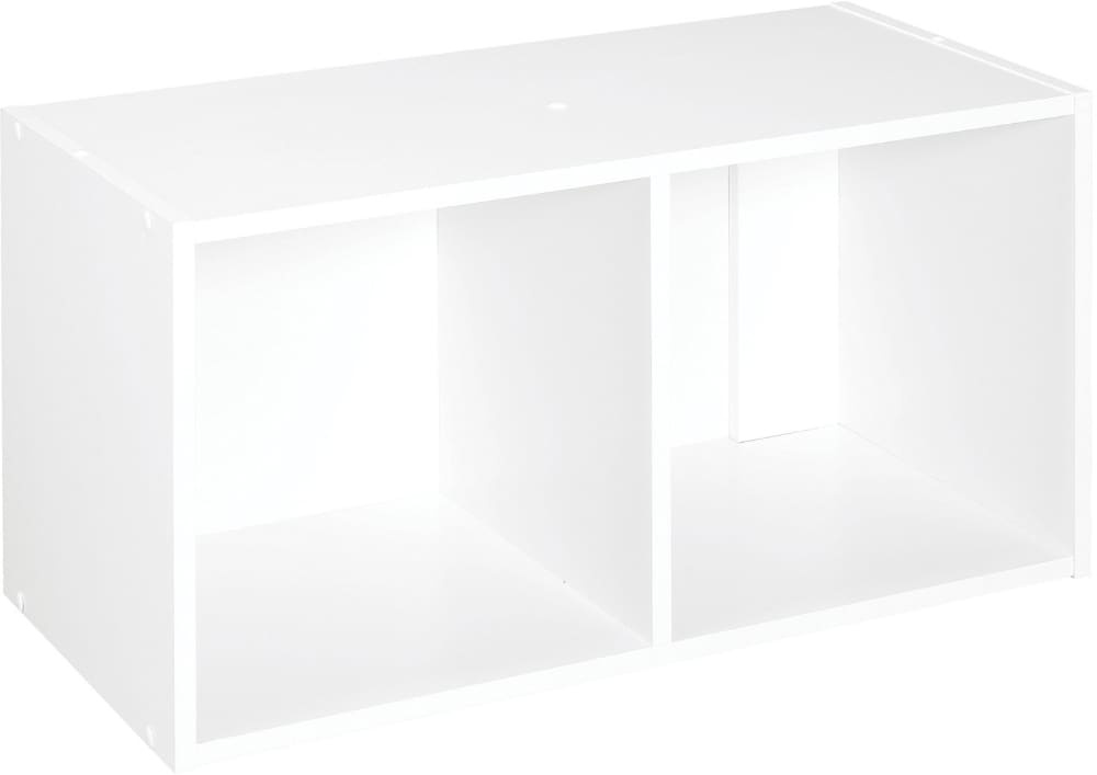 slide 1 of 1, ClosetMaid Cubeicals Stack And Hang 2-Cube Organizer - White, 1 ct