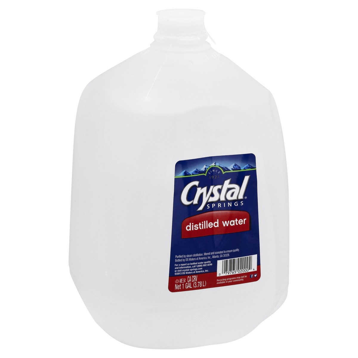 slide 3 of 4, Crystal Springs Distilled Water - 1 gal, 1 gal