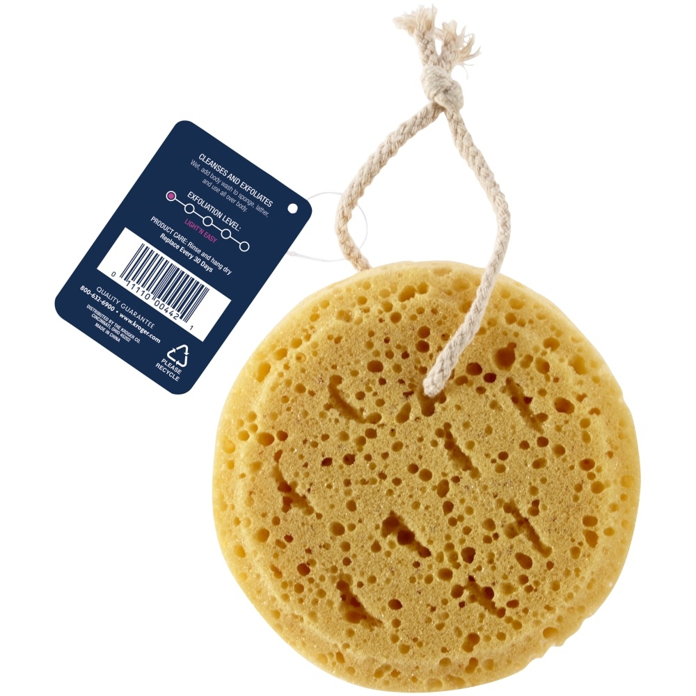 slide 1 of 1, Pretty Savvy Light N Easy Foam Sea Sponge, 1 ct