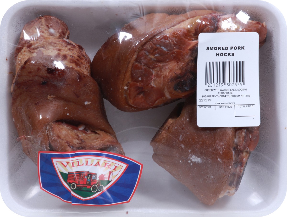 slide 6 of 9, Villari Smoked Pork Hocks 1 ea, per lb