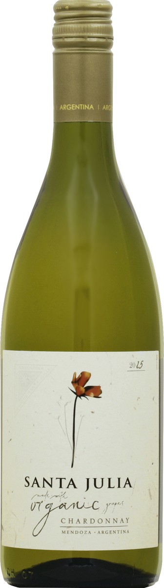 slide 2 of 2, Santa Julia Organica Chardonnay, 750 ml